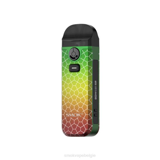 SMOK Nord 4 sets rasta groen pantser | T6B8274 SMOK Belgie