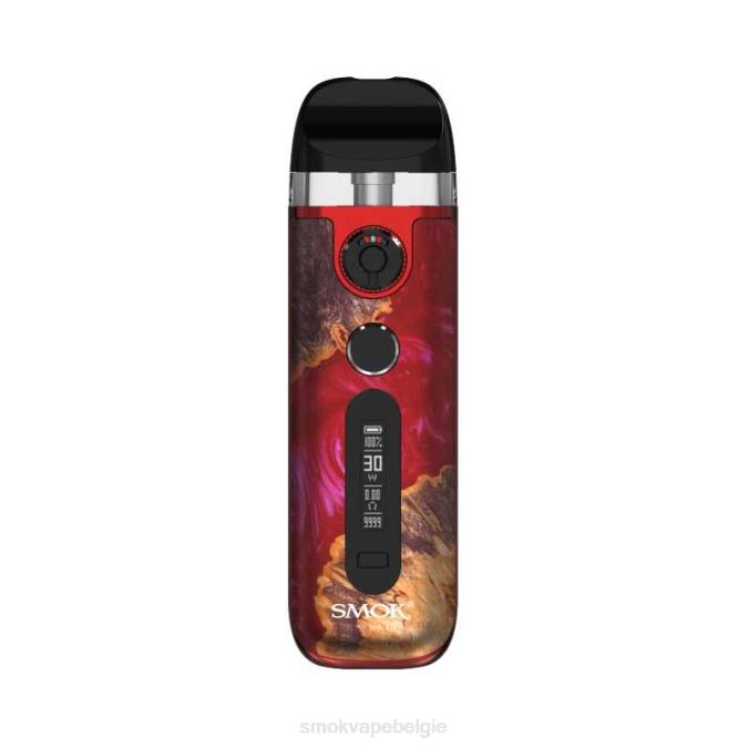 SMOK Novo 5 uitrusting rood stabiliserend hout | T6B812 SMOK Novo 5 Kopen