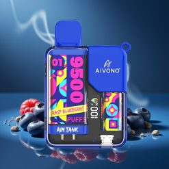 Aivono AIM-TANK 9500 Puffs 18ml LCD Framboos Blauwe Bes vape groothandel België
