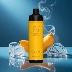 RandM Fumot Shisha 10000 Puffs Disposable Vape Mango Ijs met 18ml Prefilled e-liquid en Type-C Port