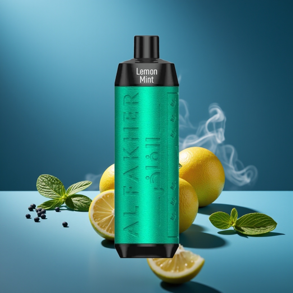 Al Fakher Crown Bar 8000 Crystal Disposable Vape Citroen Munt met 600mAh Accu & USB-C