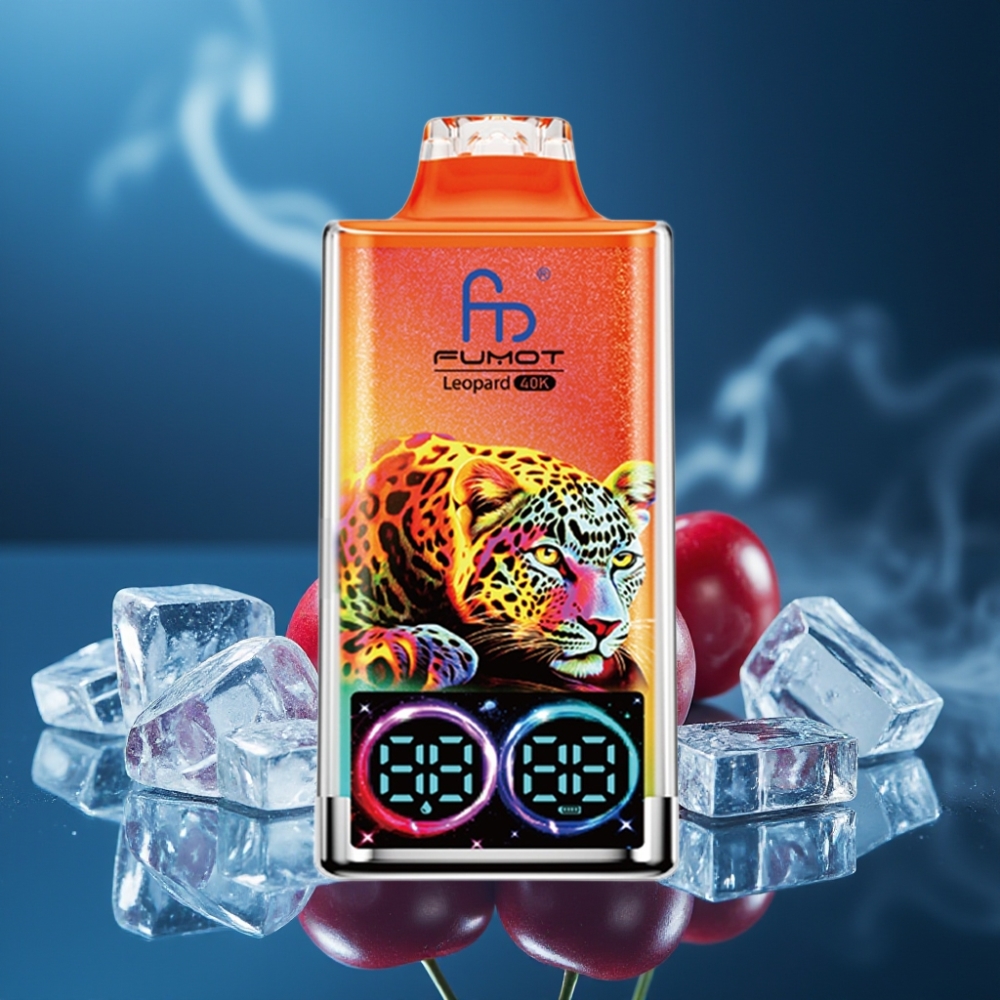 Fumot Leopard 40K Puffs Dual Mesh Cherry Ice Disposable Vape