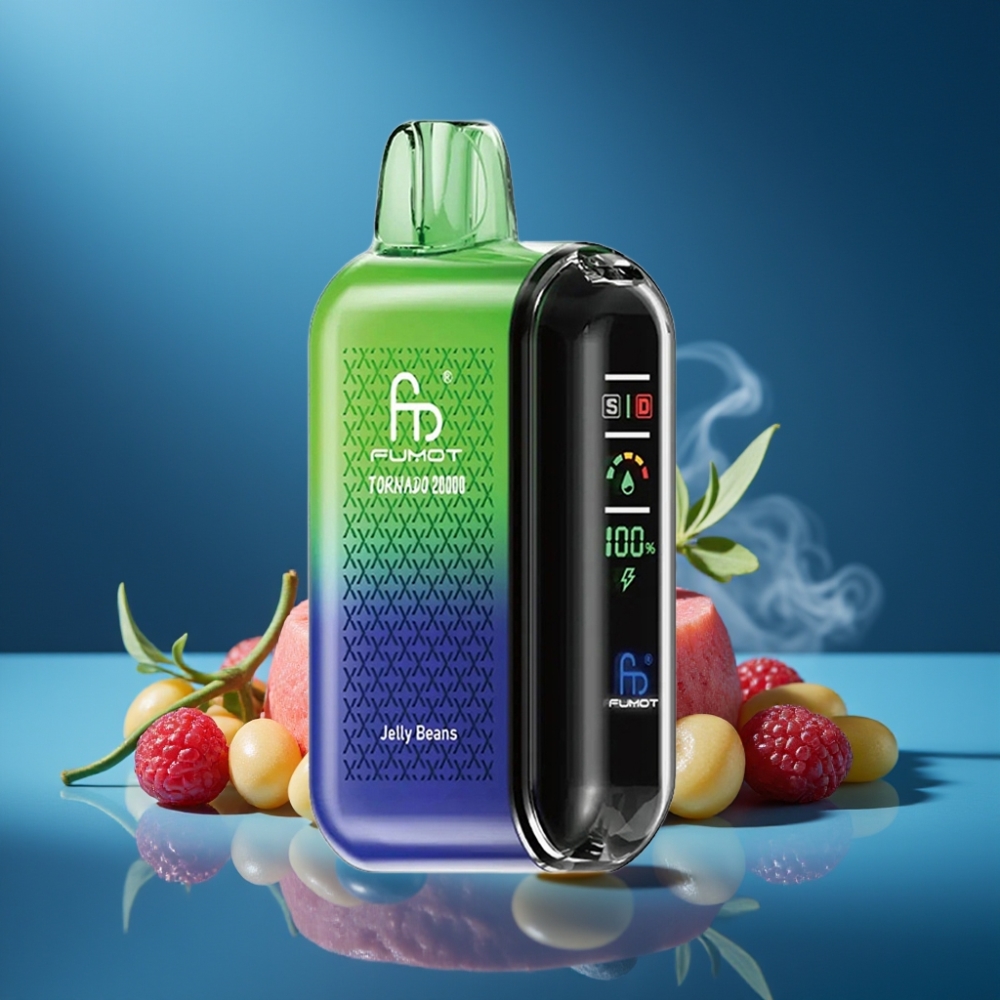 Fumot Tornado 20000 Puffs Dual Mesh Coil Jelly Beans vape groothandel België