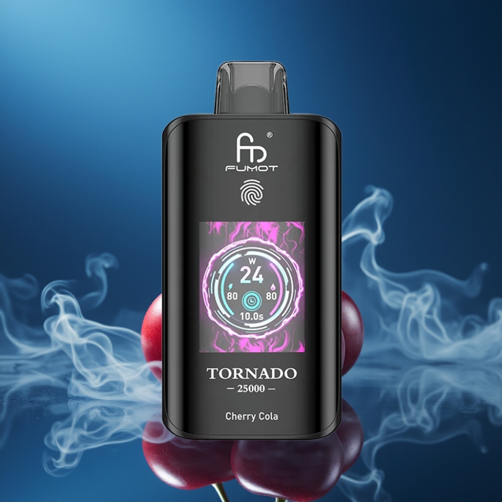 Fumot Tornado 25000 Puffs HD Screen Kers Cola Disposable Vape
