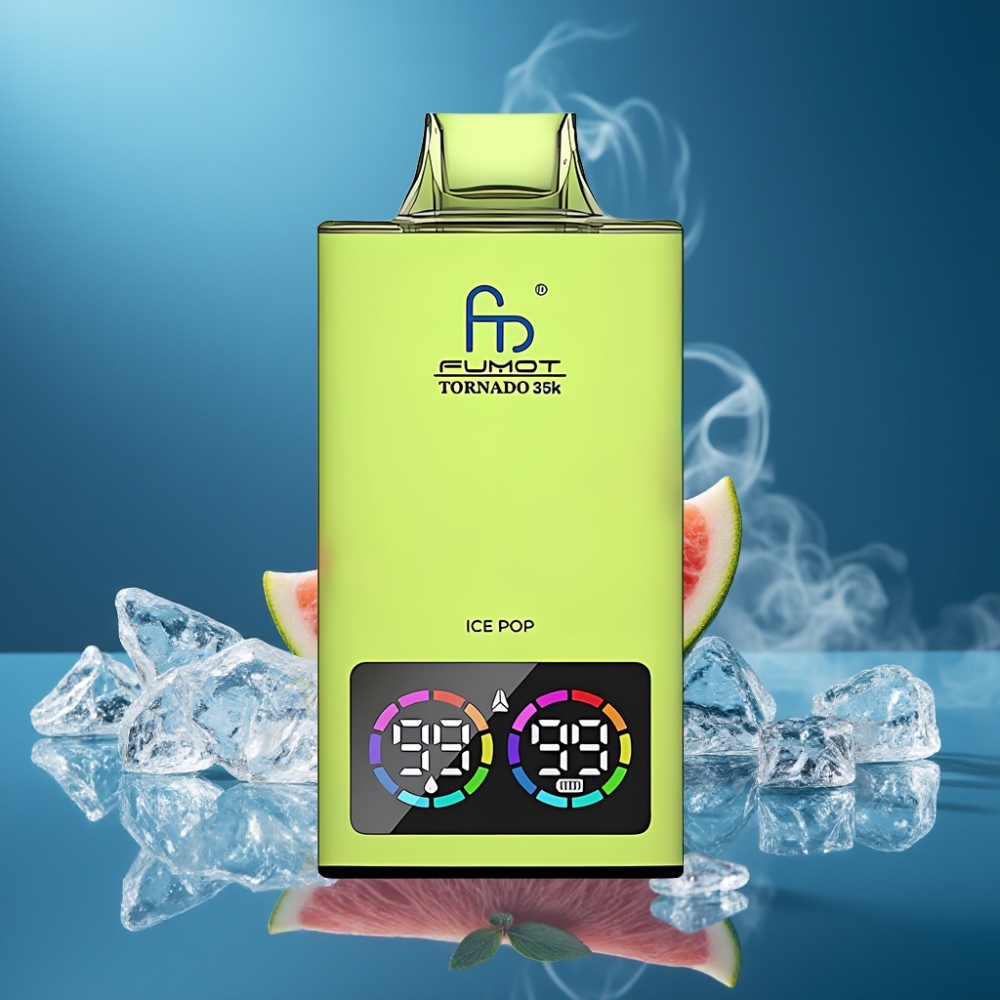 Fumot Tornado 35K Disposable Vape Dual Mesh Coil IJs Pop 35000 Puffs