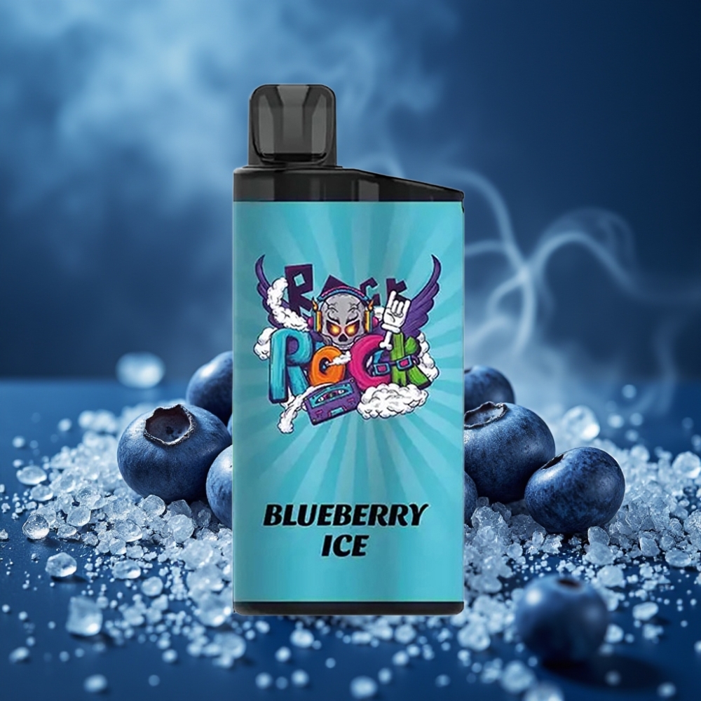 IGET Bar 3500 Puffs Blauwe Bes IJs Disposable Vape met 1.2 Ohm Mesh Coil