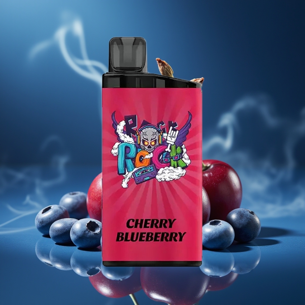 IGET Bar 3500 Puffs Disposable Vape Kersen Blauwe Bes 1.2 Ohm Mesh Coil 1400 mAh