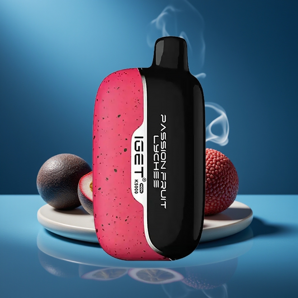 IGET Moon K5000 Puffs Disposable Vape Passievrucht Lychee – 5000 Puffs – 81.5 g