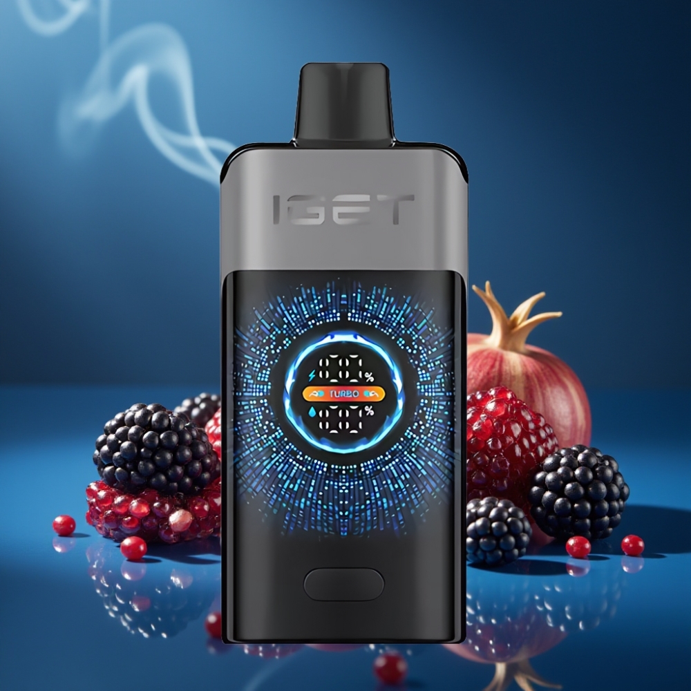 IGET ONE 12000 Puffs Disposable Vape Braam Kers Granaatappel - 2700 mAh - Dual Mesh Coil