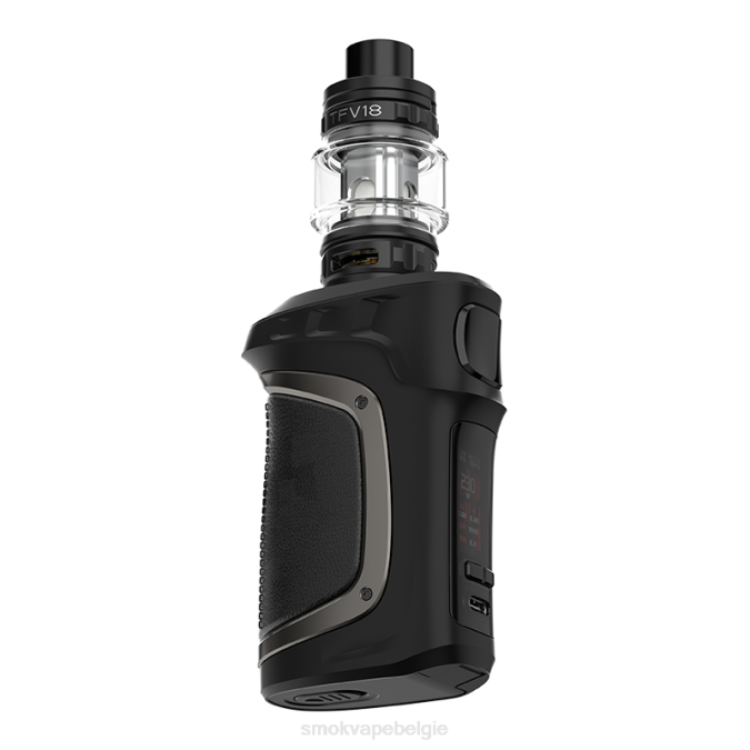 SMOK MAG-18 uitrusting zwart gunmetal leer | T6B871 SMOK Vape Belgie