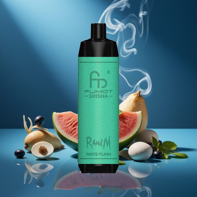 RandM Fumot Shisha 10000 Puffs Disposable Vape 18ml Wit Flits Type-C Port