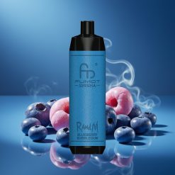 RandM Fumot Shisha 10000 Puffs Disposable Vape Blauwe Bubbelgum met Type-C Port en 850 mAh Battery
