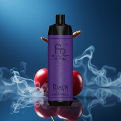 RandM Fumot Shisha Disposable Vape 10000 Puffs Kersen Fiesta 18ml 0.5% Nicotine