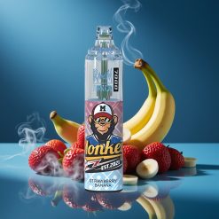 RandM Fumot Tornado 7000 Puffs Type-C RGB Aardbei Banaan