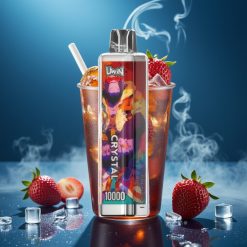 UWIN Crystal 10000 Puffs Cola IJs Disposable Vape met RGB-verlichting en Type-C opladen