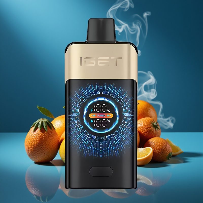 IGET ONE 12000 Puffs Disposable Vape Tropische Oranje Monster met 2700 mAh Battery & Dual Mesh Coil